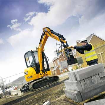 hydraulics improve performance and fuel efficiency Straight-line tracking lets you easily operate the excavator end whilst travelling for safe operation If the view outside the mini cabs is superb,