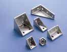 The slot nuts can be inserted anywhere along the T-slots, for simple attachment and easy
