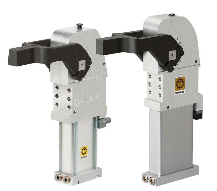 U-SHAPED PNEUMATIC CLAMP Shorter, lighter, more economical SHORT VERSION SHORTER, LIGHTER, MORE ECONOMICAL Even technically matured products such as pneumatic clamps can always be optimized in