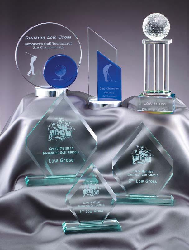 Glass and Metal Awards ½ THICK GLASS GL40 8 x 8¾ GL38 3¾ x 9¾