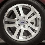 on V6 Premium {120A/160A} (941) 17" Premium Painted Cast Aluminum Wheel w/ Blue Oval Center Cap Std.