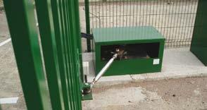 The small outline of the actuator creates the minimum visual impact for decorative gate installations.