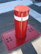 BSi PAS 68 Bollards are required to be installed at 1200mm between upright bollard faces to meet BSi PAS 69:2006 guidelines.