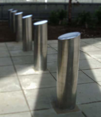 0 Energy - 667kJ Tested dimensions : height above ground 1050mm The Static Terra Saturn Bollard match the Rising Terra