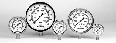 General Service Gauges STANDARD & PART NUBERS GENERAL SERVICE (SERIES J ) Internals Case aterial Dual Scale Standard Size ounting / Case Style Connection (NPT) 0 to 30" Hg VAC 30" Hg VAC to 5 30" Hg