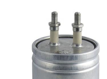 Type: ceramic insulator M10 screw Degree of protection: IP00 Maximum terminals current: 80 Humidity class: C 35 ± 1 MK-E1X MODEL C N μf U rms Un rms Undc Us Terminals Ipk A Rs mω R th C/W Ls nh Ø H