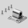 Compact cylinders ADN/AEN, to ISO 21287 Accessories Swivel flange SNCL/SNCL- -R3 Material: SNCL: Die-cast aluminium SNCL- -R3: Die-cast aluminium with protective coating Free of copper and PTFE