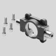 Compact cylinders ADN/AEN, to ISO 21287 Accessories Trunnion flange ZNCF/CRZNG Material: ZNCF: Special steel casting CRZNG: Electrolytically polished special steel casting Free of copper and PTFE