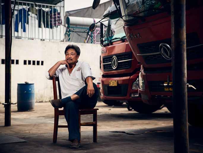 CHINA Yuan Mingfu is a hired driver and has been working as a truck driver for 20 years. He usually hauls decorative stones in Hubei province from his hometown of Suizhou to Wuhan.
