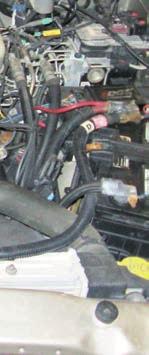 NOTE: On some 2001 trucks the Data Link connector can be located on the driver s side of the engine in the wiring harness near the power steering pump. 14.