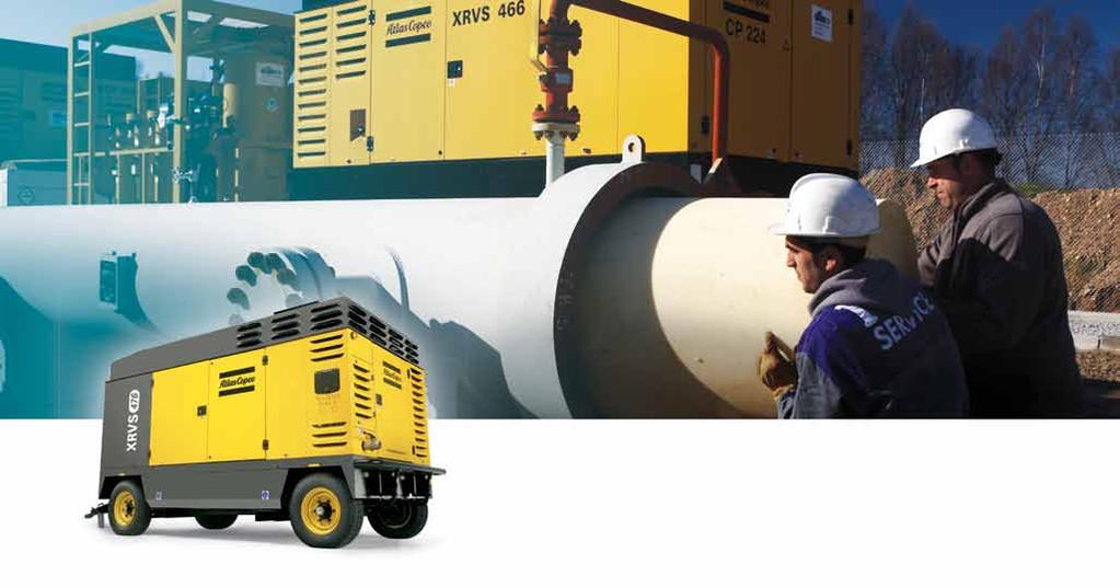 XRVS 476 Oil-injected High Pressure Air Compressor Principal Data Oil-injected compressors with capacity upto 36.