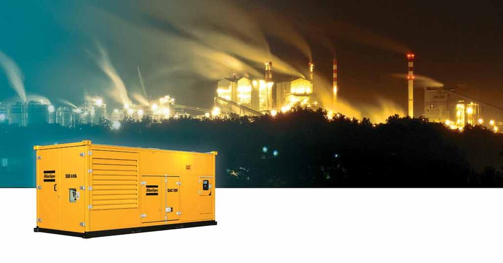 QAC 500 Containerized Generator Principal Data Applications from Island operation to peak shaving and Automatic Mains Failure Built for fuel economy Brushless, synchronous alternator inside Super