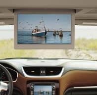 TECHNOLOGY 1. REVERSE WITH CONFIDENCE. The standard rear vision camera uses the 6.5-inch diagonal color touch-screen to show the area behind your Traverse when backing up. 2. mychevrolet Mobile App.