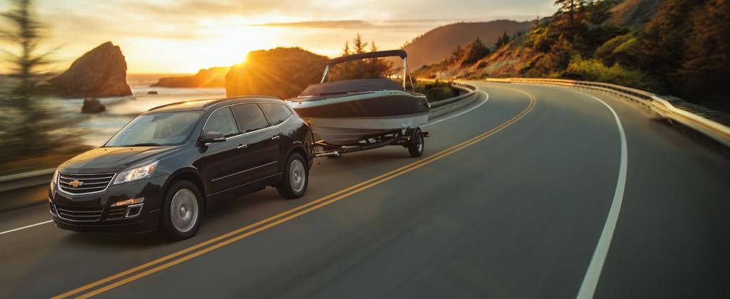 PERFORMANCE 22 MPG HIGHWAY 1 3.6L V6 ENGINE AVAILABLE 270 LB.-FT. TORQUE 2 POWERED BY PERFORMANCE. Traverse is built to go places, with more horsepower and torque than the 2016 Toyota Highlander.