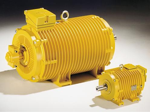 Three-phase roller table motors with squirrel-cage rotor for the application at