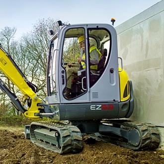 zero tail compact all around Zero Tail Excavator for safe operation even in narrow spaces.
