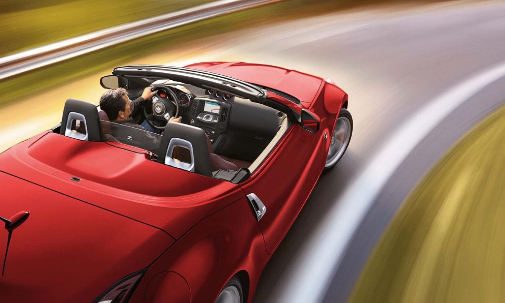 370Z ROADSTER OPEN TO THE POSSIBILITIES Expanding the definition of a convertible.