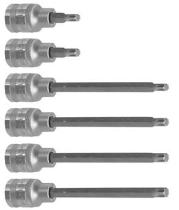 KL-4051-331 A KL-4051-331 A Socket Insert Set RIBE d Fiat : To remove and re-tighten cylinder-head retaining bolts e.g. on Fiat engines with RIBE-profile. Specification: Part-No.