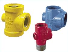 Flow Tees We offer flow tees in the sizes of 2, 2-1/2, and 3 in working pressures of 2,500 and 3000 PSI.