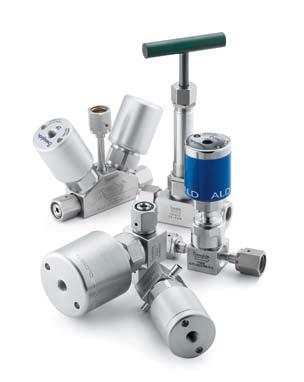 Face Seal, Micro-Fit, Weld Process Valves and Manifolds Integral tube fitting ball valves in sizes up to 2 in.