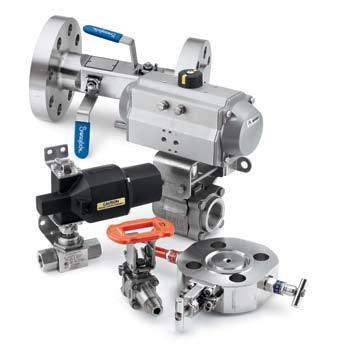 (DN80) A large variety of special application valves Types: Ball, Needle, Single Block, Single Block and Bleed, Double