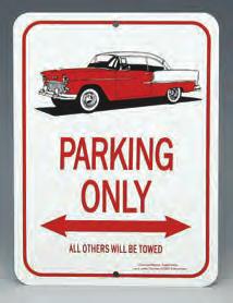 23-114 23-116 23-118 Tri-5 Parking Only Signs 723076