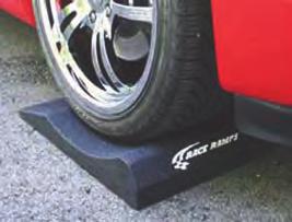 System features onepiece steel construction ramps along with traction gripper polymer extensions.