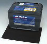 Battery Mat Mats absorb battery acid to protect the battery, holder and surroundings from corrosion.
