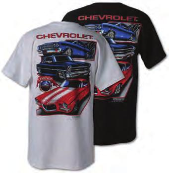 White Chevrolet Legends T-Shirt 100% Pre- Shrunk Cotton M-XXXL Available 88-1133-3 White 16.99 ea.