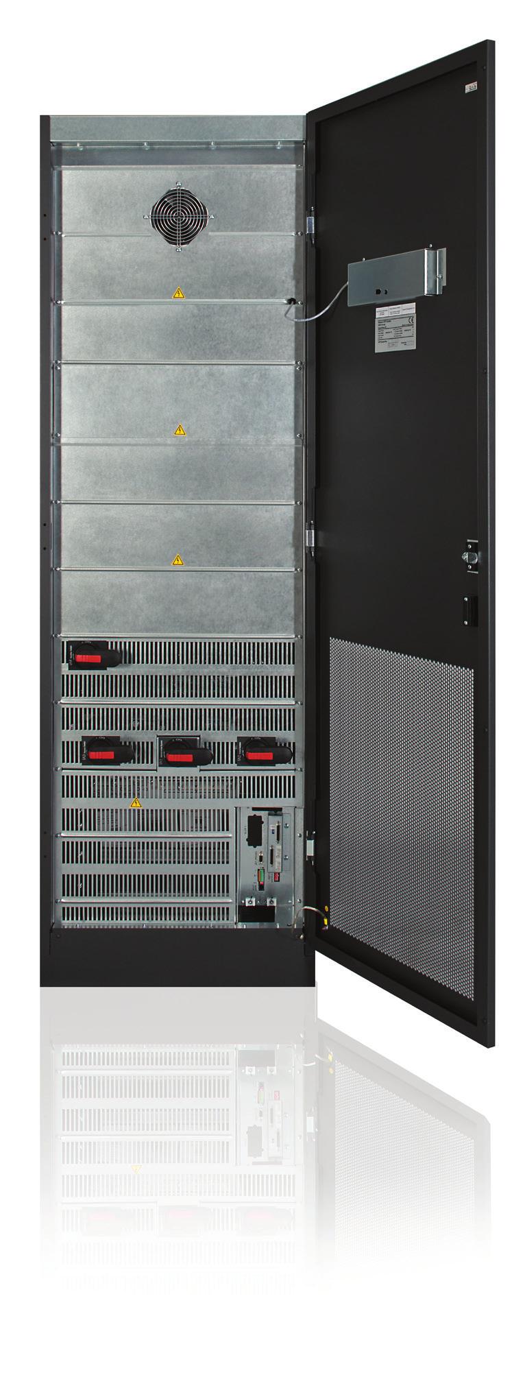 Easily scalable for capacity and redundancy Up to 10 units can be configured in parallel to provide over a megawatt of UPS power or redundant backup.