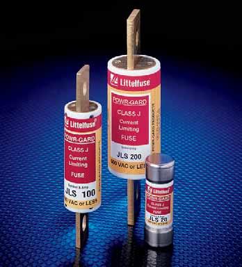 General Purpose Fuses JLS Class J Fuses 600 VAC Fast Acting 600 Amperes Space Saving JLS fuse characteristics are similar to KLNR/KLSR fast acting Class RK fuses, but dimensionally are much smaller.