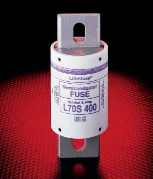Special Purpose Fuses Traditional Semiconductor Fuses 50/250/500/600/700 VAC Very Fast Acting 000 Amperes L60S SERIES, 600 VOLTS AC Ampere Rating Fig. No.