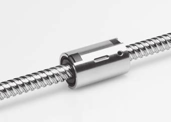 Carry Speed-line type «ZYE» Cylindrical nut with end cap ball return Legend = nominal screw diameter [mm] d 1 = outside screw diameter [mm] = core diameter [mm] p = pitch [mm] i = number of ball