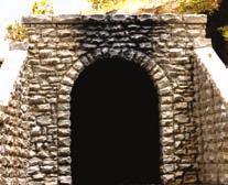 Random Stone Tunnel Portal Chooch 214-8360 Single Track Reg.