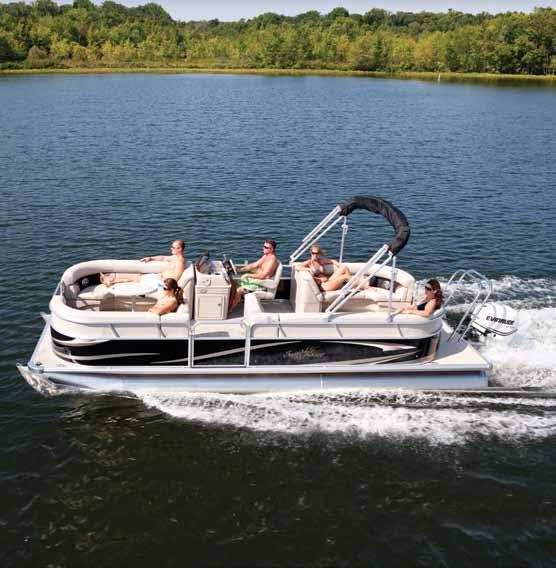 These quality pontoons deliver with comfortable style, spacious seating, and high.