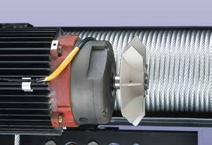 2 5 4 7 3 8 1 6 6 Brake 7 Motor 8 Rope drive Low-maintenance asbestos-free brake;