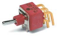 Sealed Miniature Switches Z (STD.) SOLDER LUG C (STD.) PC THRU-HOLE thru Not available with 1 conductive bushing 