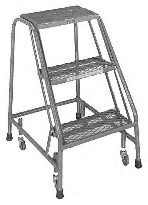 Cotterman COTTERMAN SERIES 1000 LADDERS are rigid, one piece, setup, steel mobile ladder stands designed to meet or exceed OSHA standards.