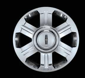 20 x 8 High-luster polished forged aluminum 6-spoke, (flangeless) style.