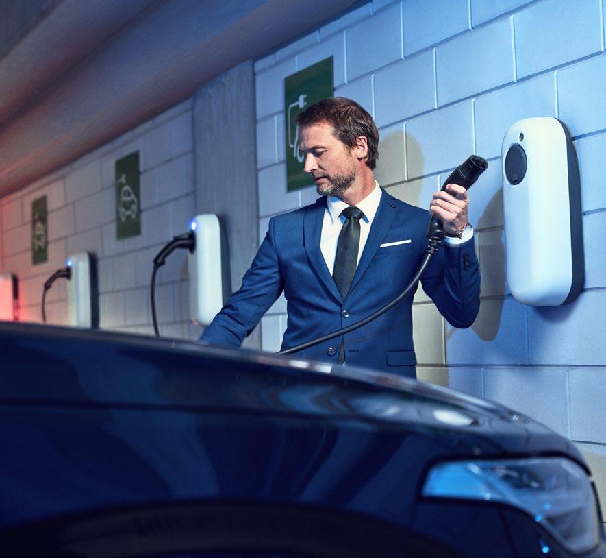 Charging on the Go A tailored and future-proof charge solution for business locations When it comes to enabling an EV-ready infrastructure at your business location, NewMotion defines industry