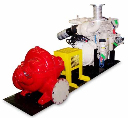 Marine Applications Bell Housing PTO s Marine Jet Drives Marine jet drives (waterjet propulsion) are powered by marine diesel engines ranging in size from 50 HP (38kW) to well over 500 HP (372kW),