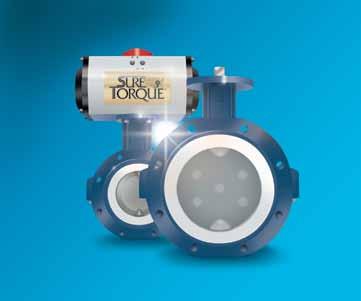 Sure Seal s LBF Series Lined Butterfly Valves Permeation Resistance - Sure Seal s ProTef proprietary lining and molding technology features a minimum lining thickness of 3mm and was developed to