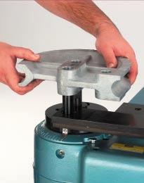 Since mandrel equipment must be accurately aligned and rigidly held, we recommend the use of the bender table.