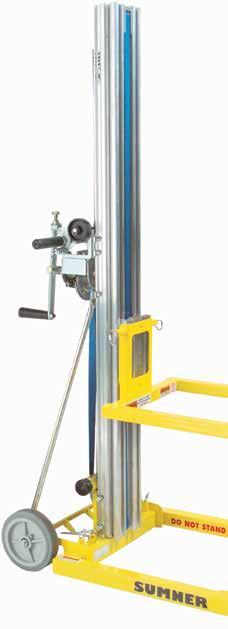 Lift (Part # 784310) The handy, double-masted 2208 Lift has many applications including positioning hospital TVs, equipment installation and