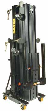 4 m) lift height 3 800 lb (360 kg) lifting capacity 3 Adjustable and reversible forks 3 Lifting bar for hoisting lift EVENTER 25 (Part # 783800) 3