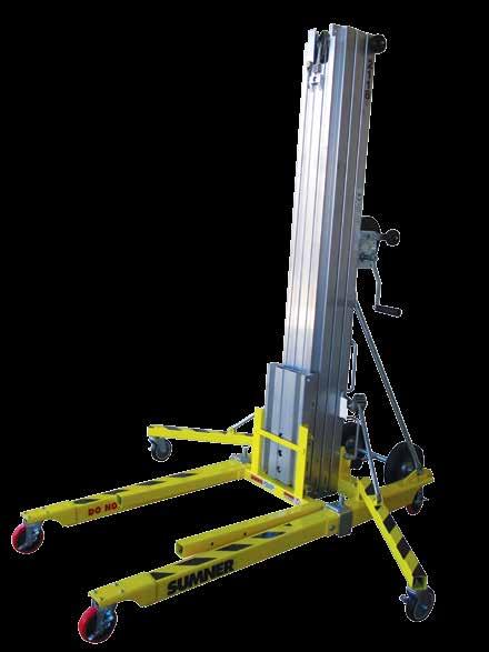 SERIES 2000 MATERIAL LIFT SERIES 2100 CONTRACTOR LIFT The Series 2000 is built for heavy material and continuous work.
