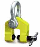 amlok lamps THS Spring lever for locking into place an be used in single or 2 leg slings Use lifting beams for longer plates o not use with endless or 3 or 4 leg slings o not exceed 60º angle when