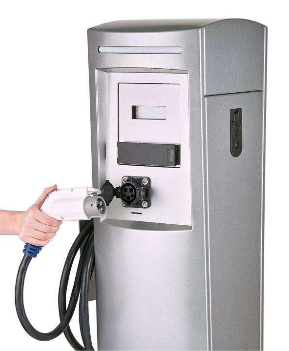 GE EV Charging Station Specification GE EV Charging Station will be a modular design that can be upgraded as new technology arrives and customer needs evolve Supply Needs: 208-240VAC @ 30A with 40A