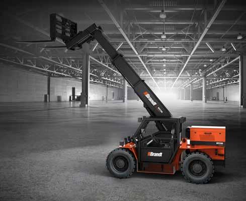 BRANDT MTC TELEHANDLER Due to its small footprint and height, the Brandt MTC Telehandler grants itself access to areas of plants and underground mines where competitors cannot reach.