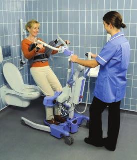 standing and transport sling, providing the carer with the option of